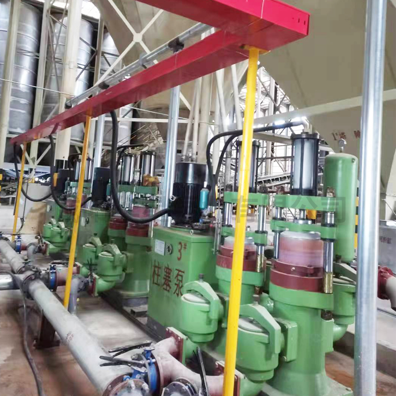 陶瓷柱塞泵客戶使用現場主圖 陶瓷廠正在使用的柱塞泵